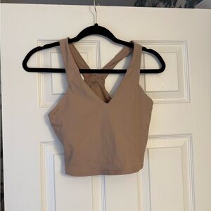 ALO Yoga Real Airbrush cropped tank/bra Size Small